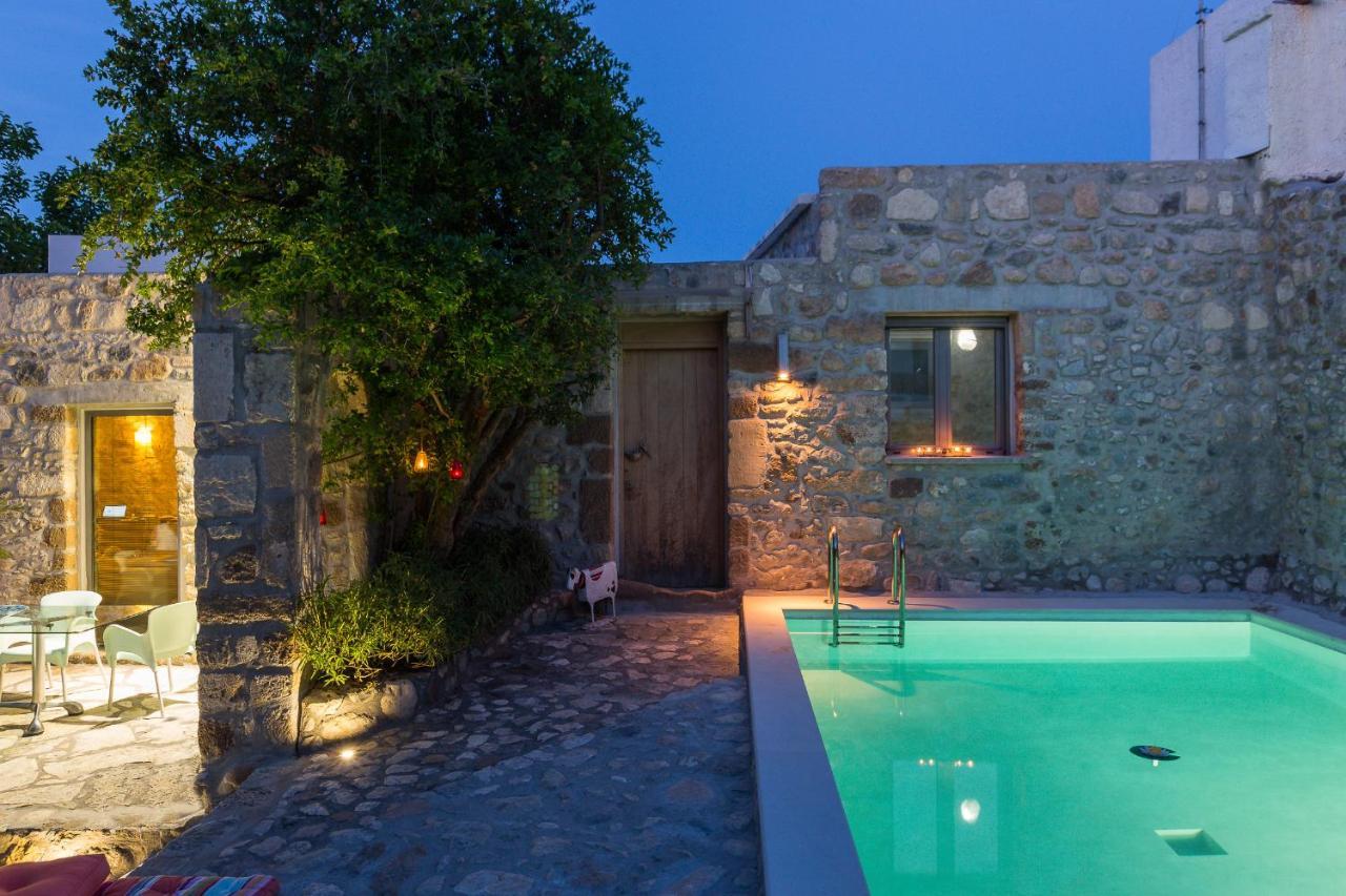 Muazzo Creta Stone House, Nature Escape With Pool, By Thinkvilla Pigí Dış mekan fotoğraf