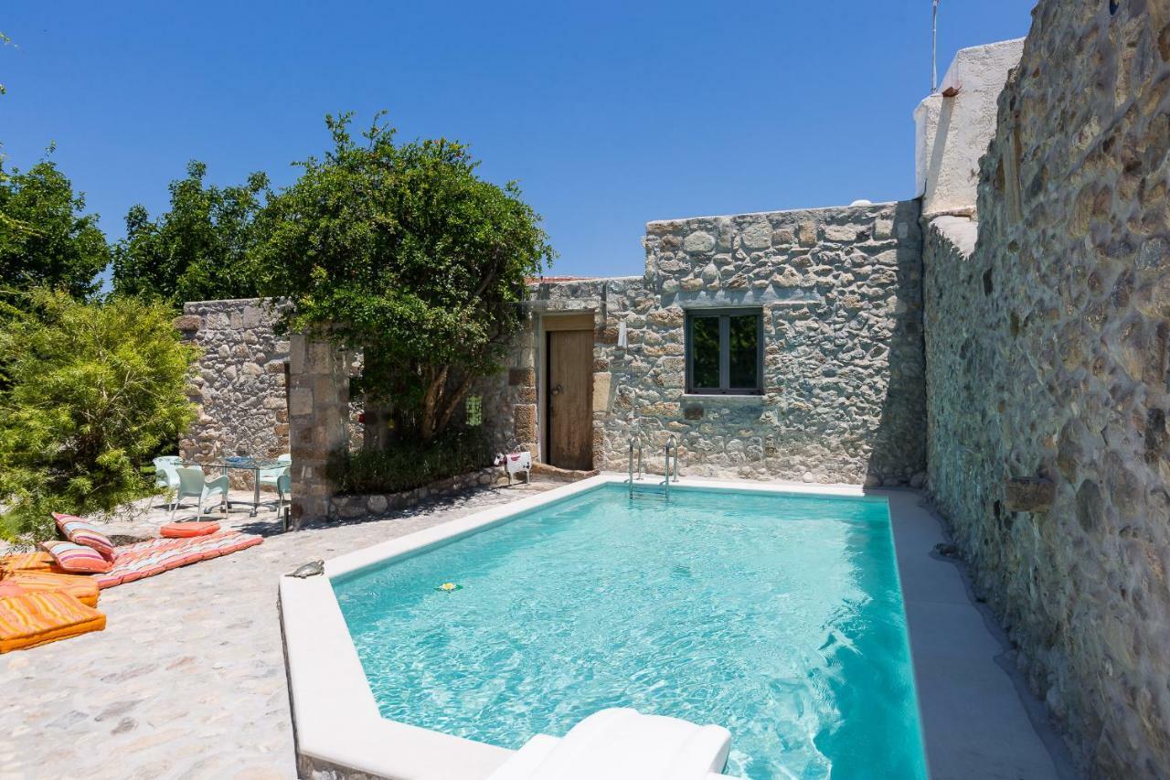 Muazzo Creta Stone House, Nature Escape With Pool, By Thinkvilla Pigí Dış mekan fotoğraf