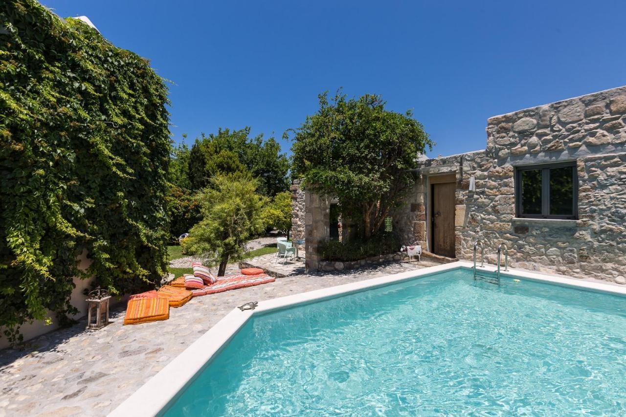 Muazzo Creta Stone House, Nature Escape With Pool, By Thinkvilla Pigí Dış mekan fotoğraf